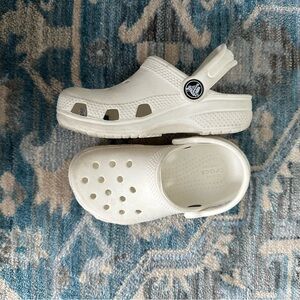 White crocs toddler size 9